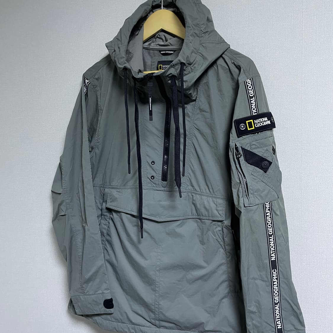 내셔널지오그래픽 남성 아노락 바람막이 점퍼 M (남성  상품이미지1