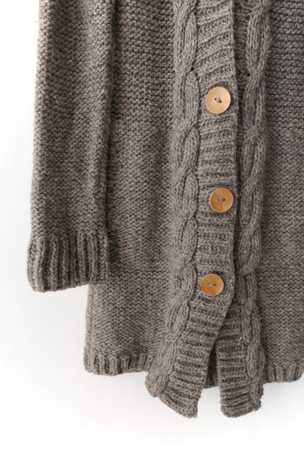 cable knit long cardigun 상품이미지4