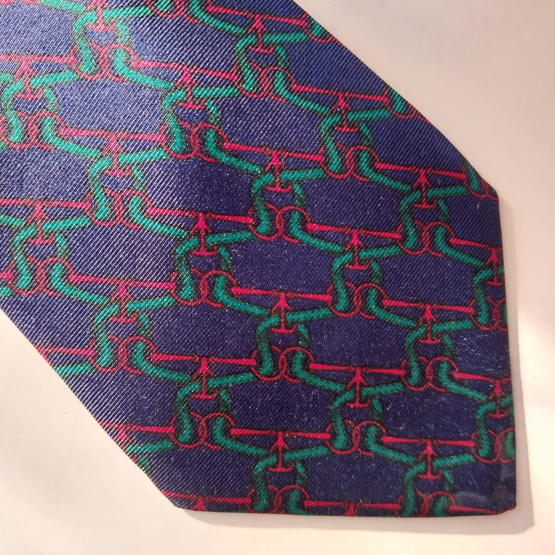 헨리유 아 라 팡세 실크 패턴 넥타이 8.5cm A+~A등급 K1750
 상품이미지8