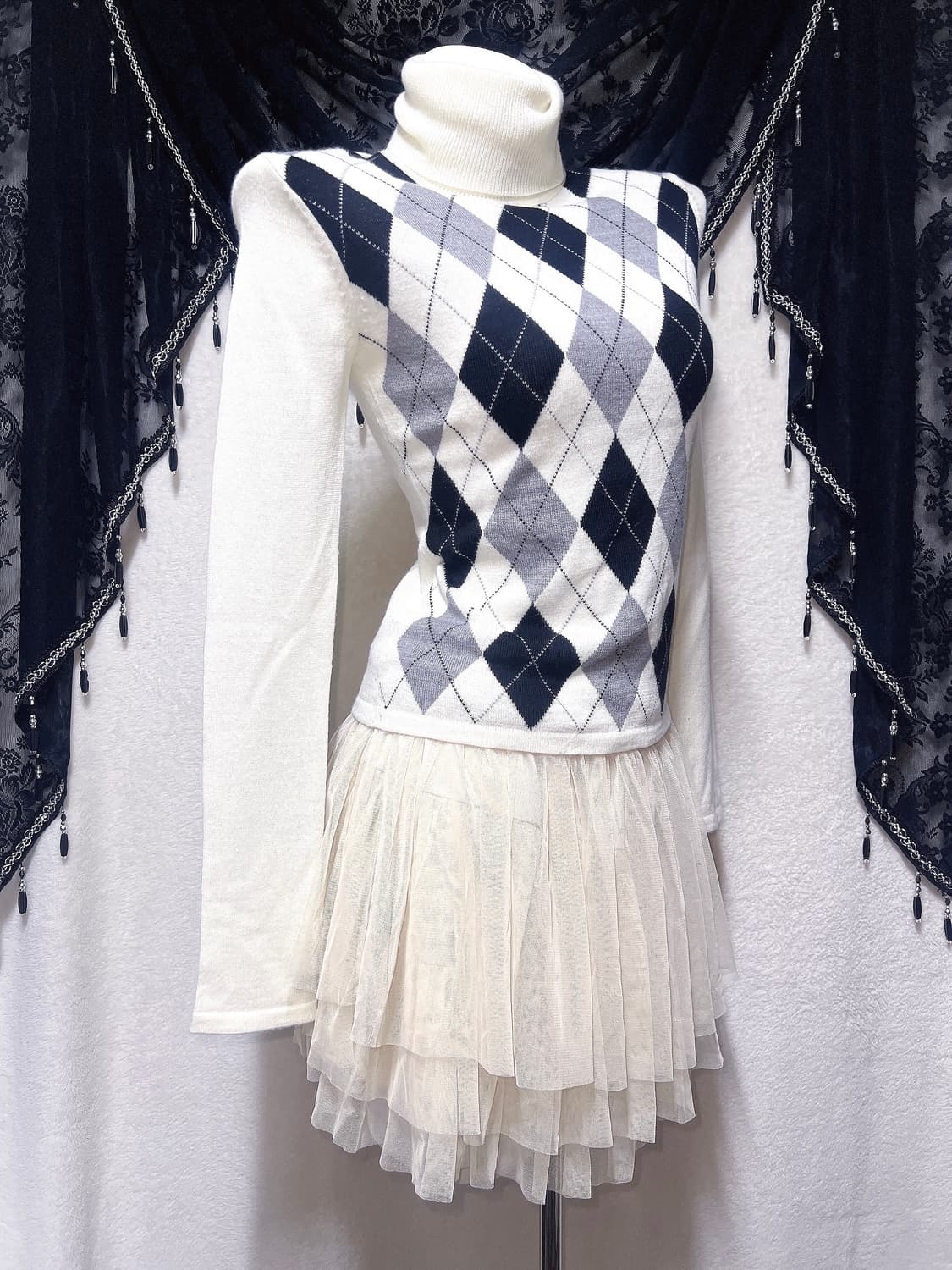 로맨틱갸루 로걀 라떼 달천깔 샤스커트 튜튜 캉캉치마 러블리 핀터 큐롯 상품이미지2