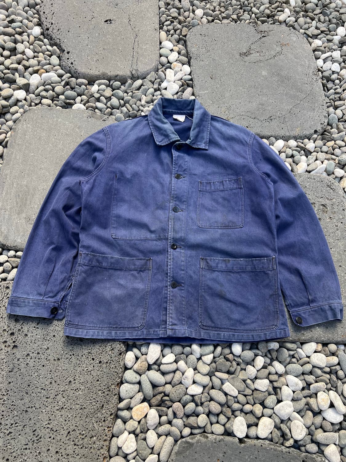 FADED BLUE OLD VINTAGE FRENCH 빈티지프렌치워크자켓 상품이미지1