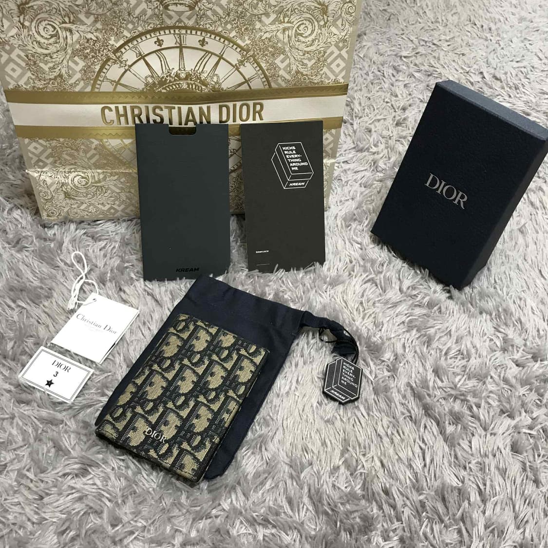 {클로젯}[크림 풀구성]디올 오블리크 오거나이저 카드지갑 상품이미지2