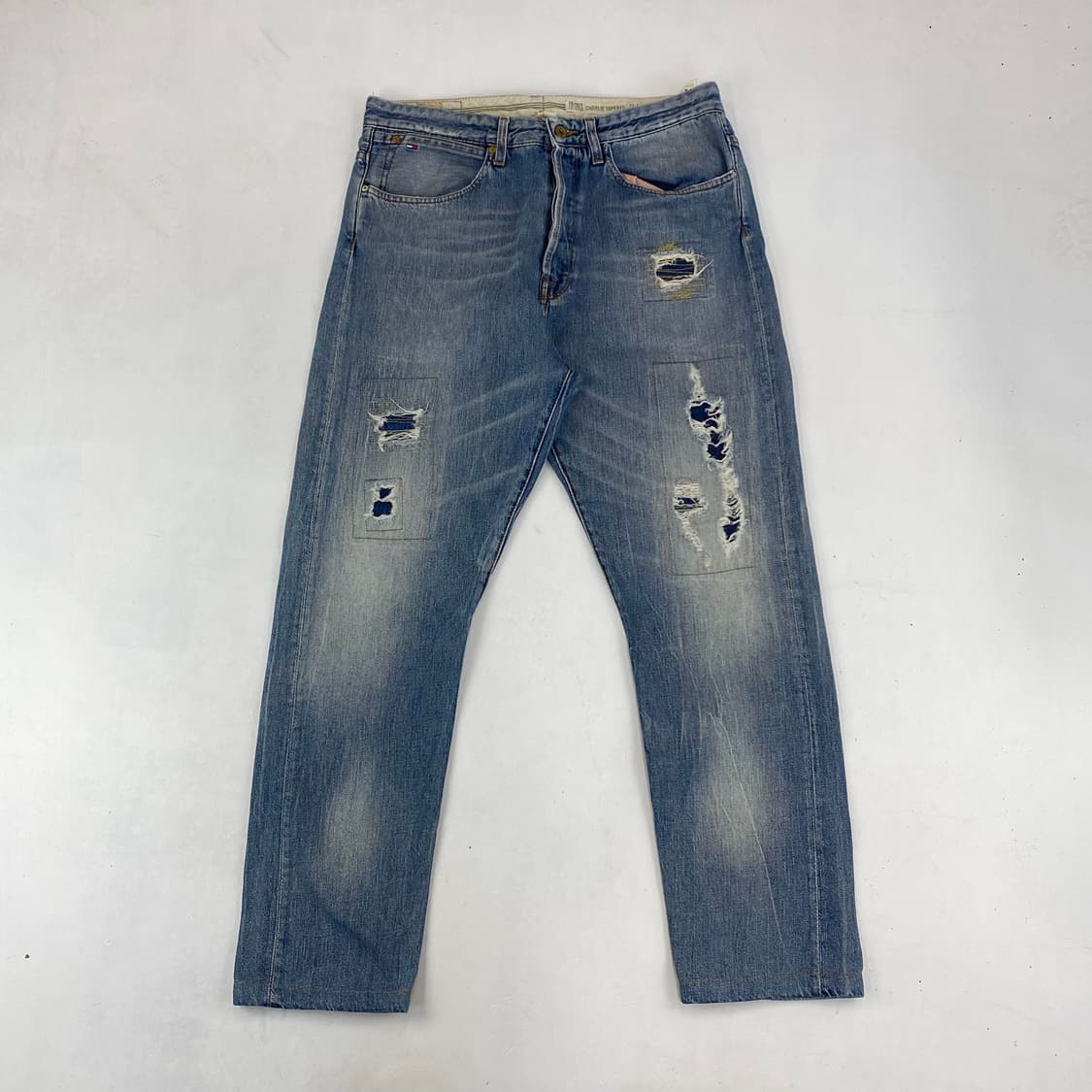 타미힐피거 패치 워크 디스트로이드 데님 진 (34) 상품이미지1