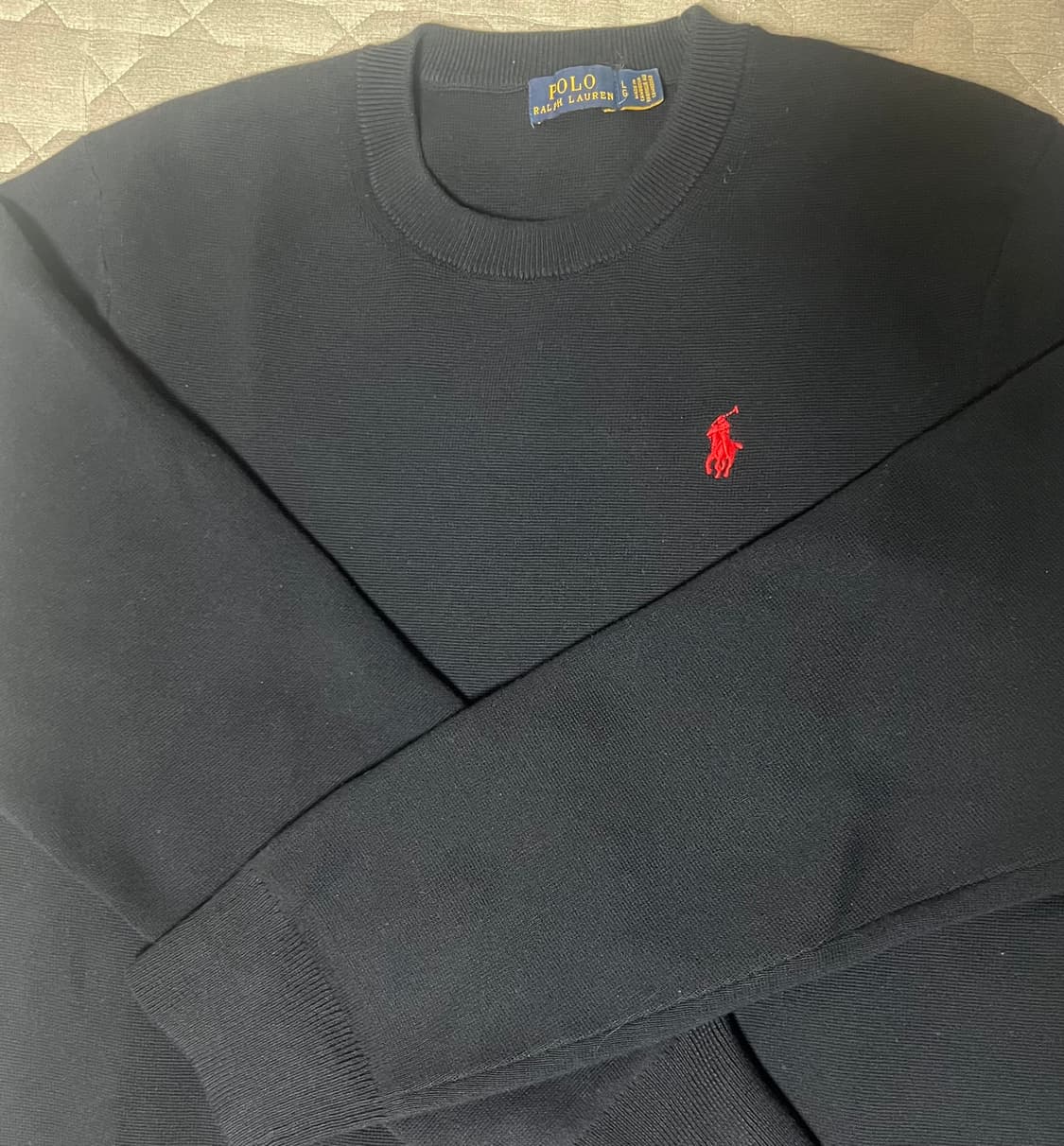 폴로 네이비 니트 상품이미지1