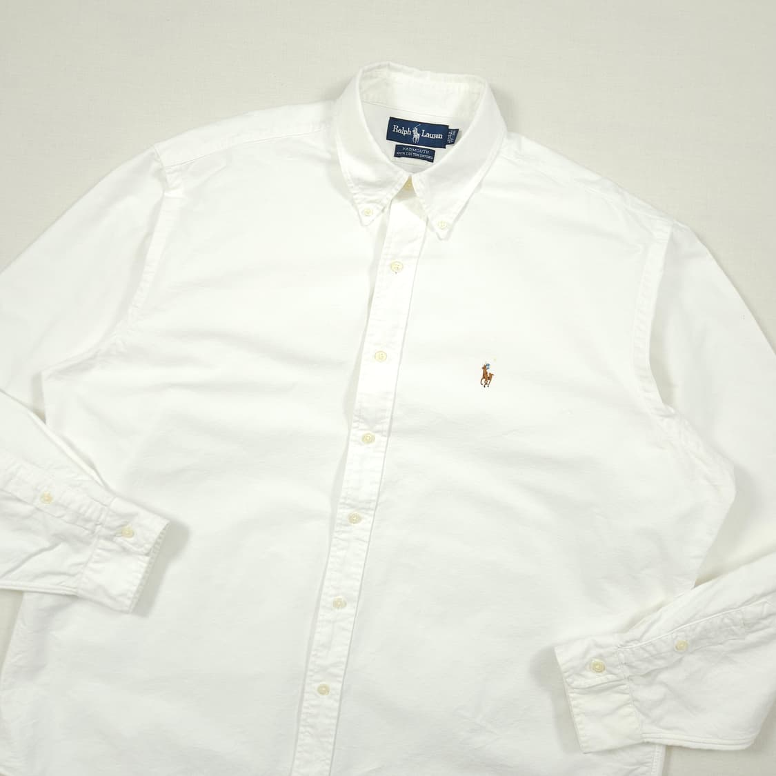 2XL(110) 폴로 랄프로렌 화이트 옥스포드셔츠 상품이미지1