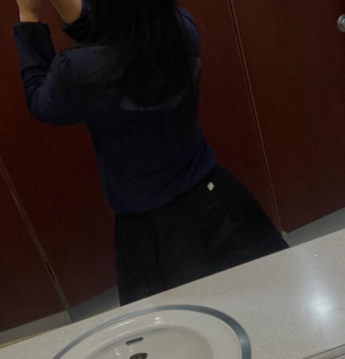 미스치프 후드 와플집업 네이비 상품이미지2