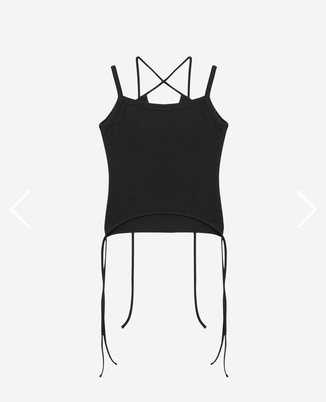 베이컨트아카이브 슬리브리스 탑 블랙 새상품 S 상품이미지1