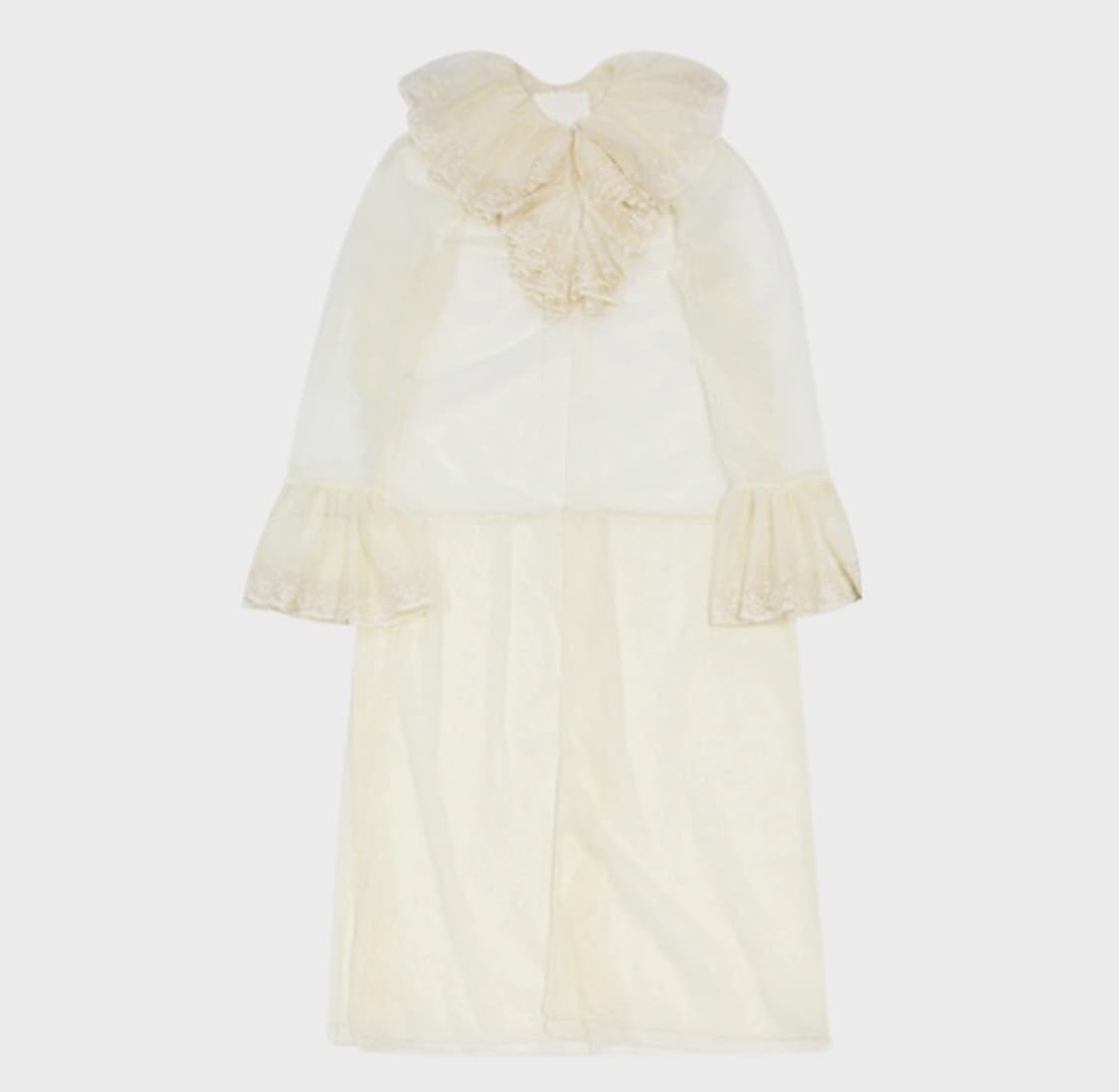 프레클 레이스 러플 로브 상품이미지3