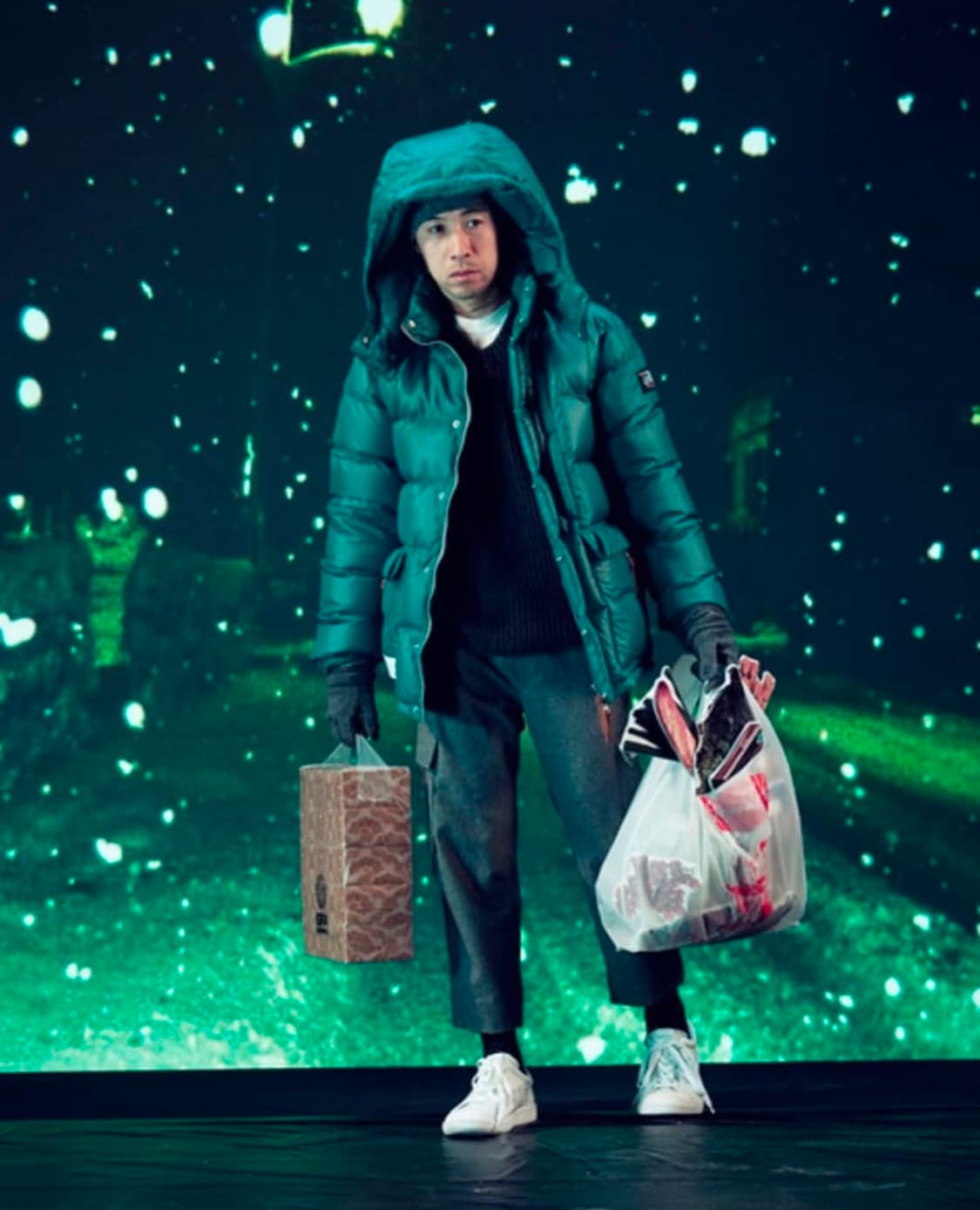 언더커버 준타카하시 착용 아바카레타 라이프 길라 패딩 상품이미지3