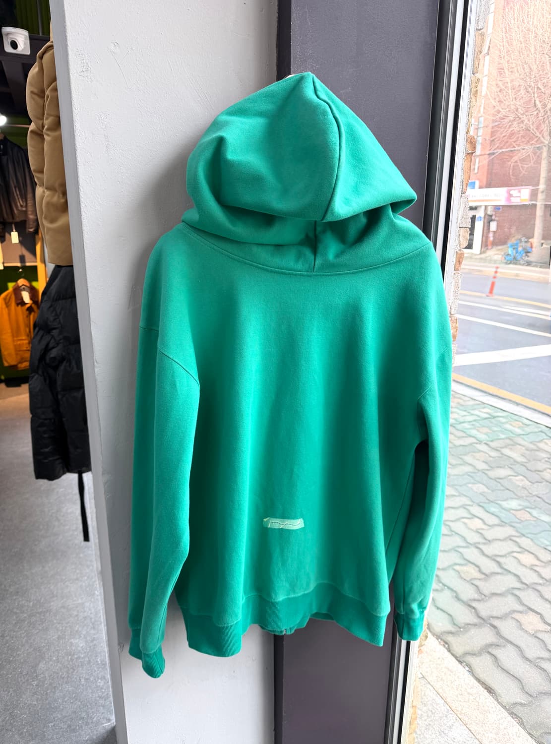 A2/ 아더에러 넥버튼 로고 후드집업 상품이미지6