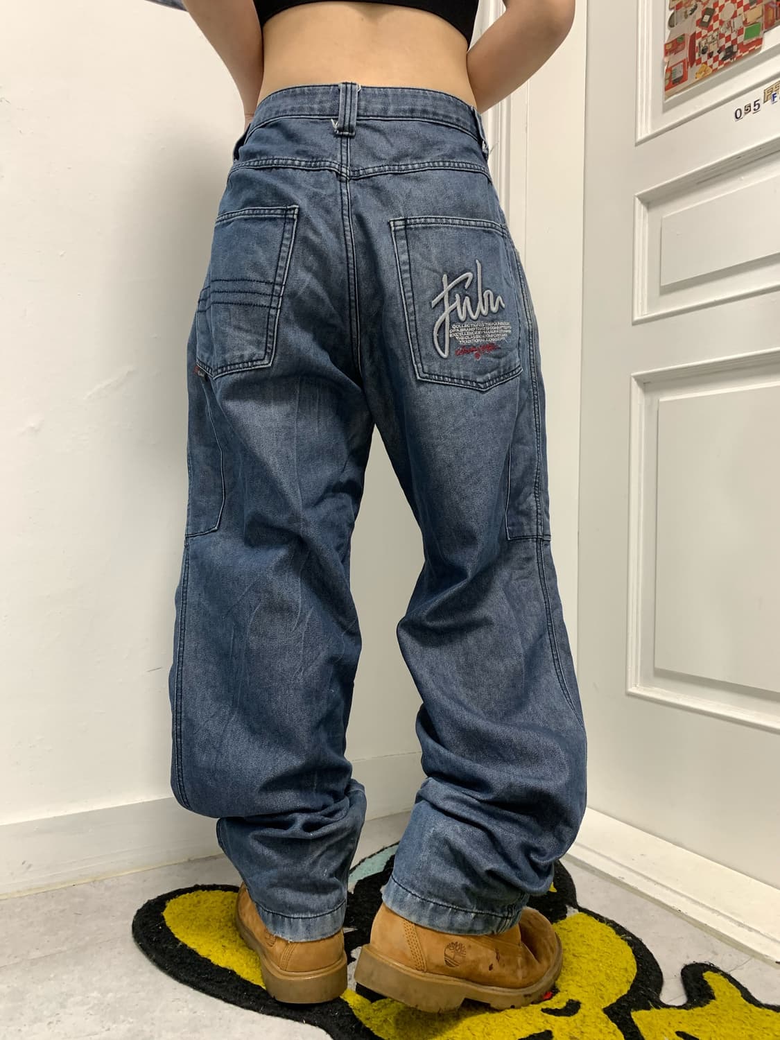 FUBU 절개 디테일 데님팬츠 상품이미지7