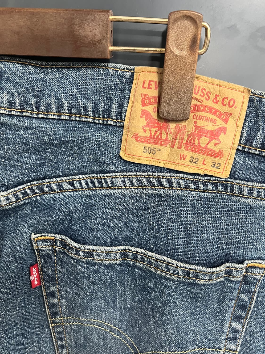Levis 리바이스 505 레귤러 스트레이트 데님 팬츠 상품이미지3