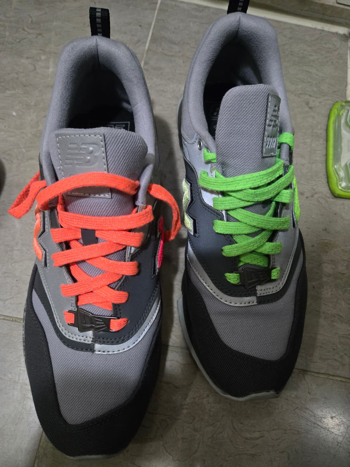 뉴에라 콜라보 New Balance 997H 그레이 오렌지/그린 (정품  상품이미지1