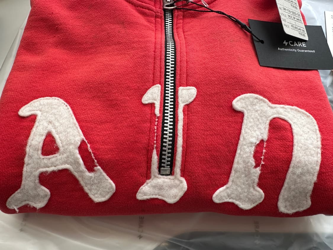 세인트미카엘 반집업니트 레드 상품이미지4