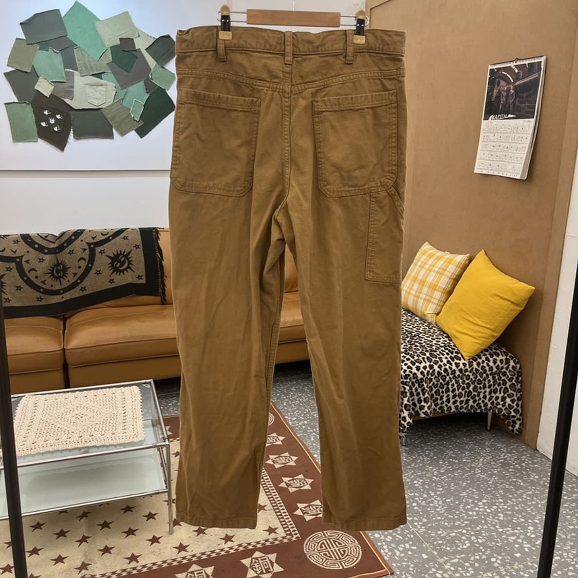 유니클로 빈티지 캐주얼 스트릿 페인터 코튼팬츠 면바지 M C09842 상품이미지4