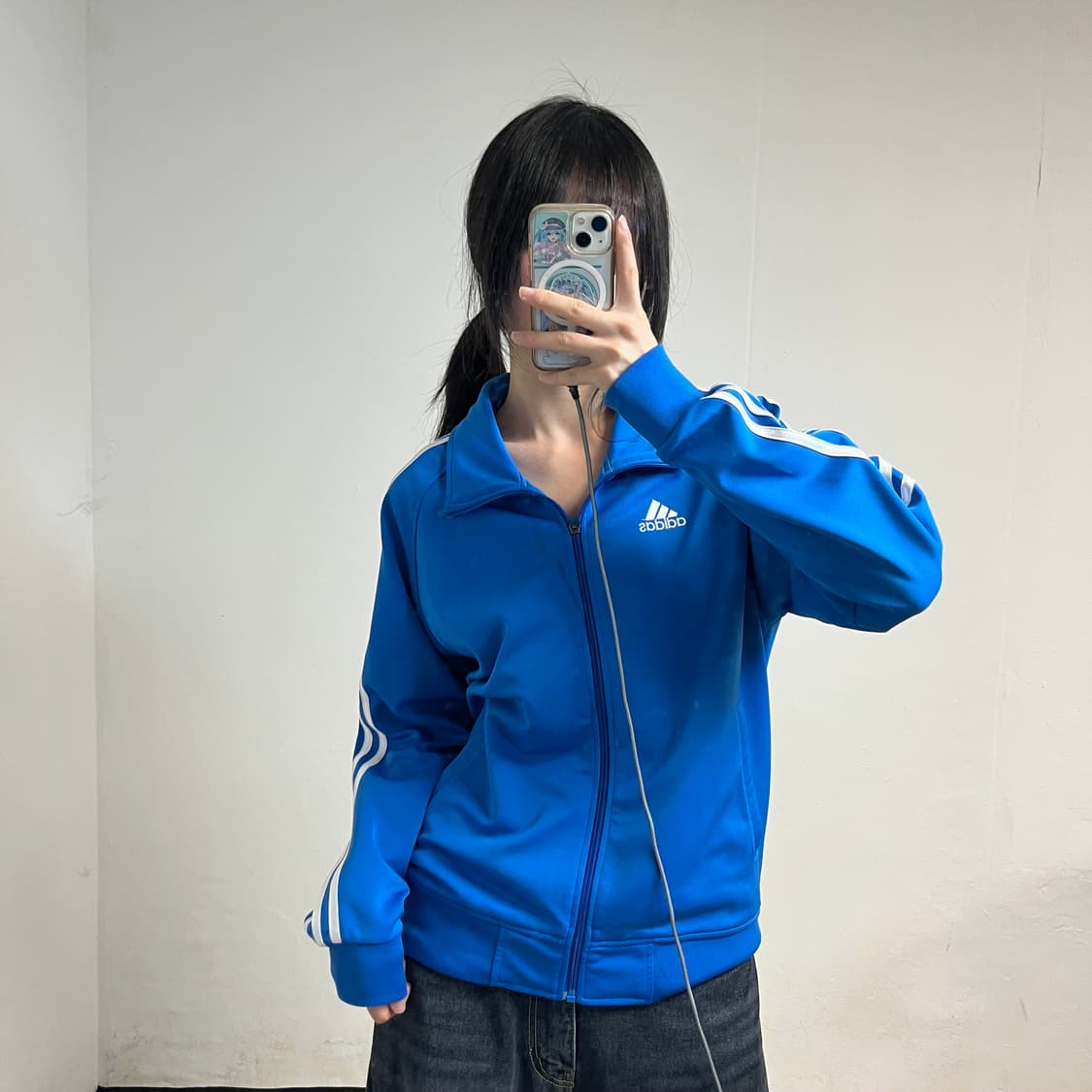 Adidas Blue Track Jacket 상품이미지1