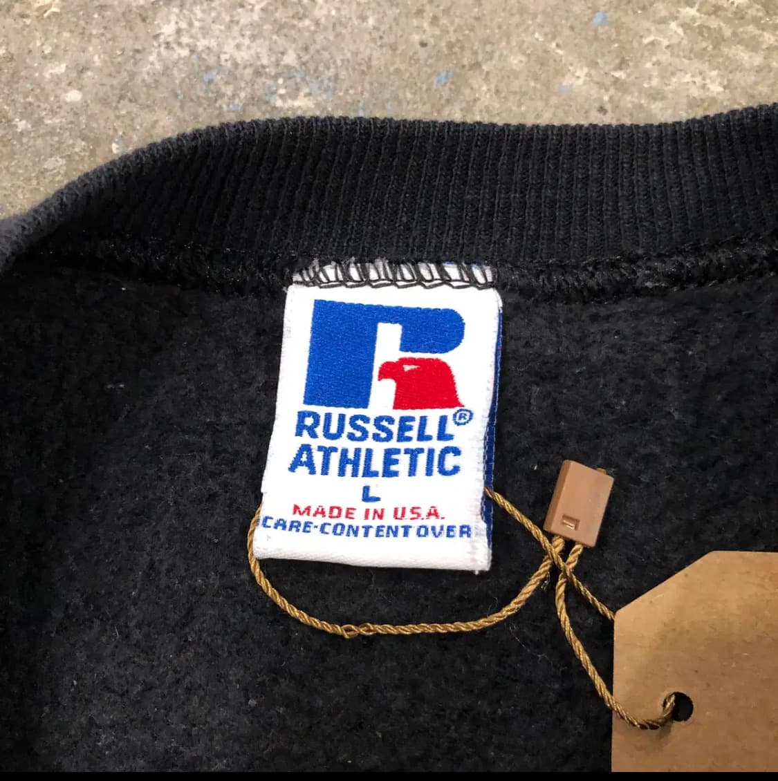 90‘s 러셀(L) made in usa 50/50 스웻 상품이미지4