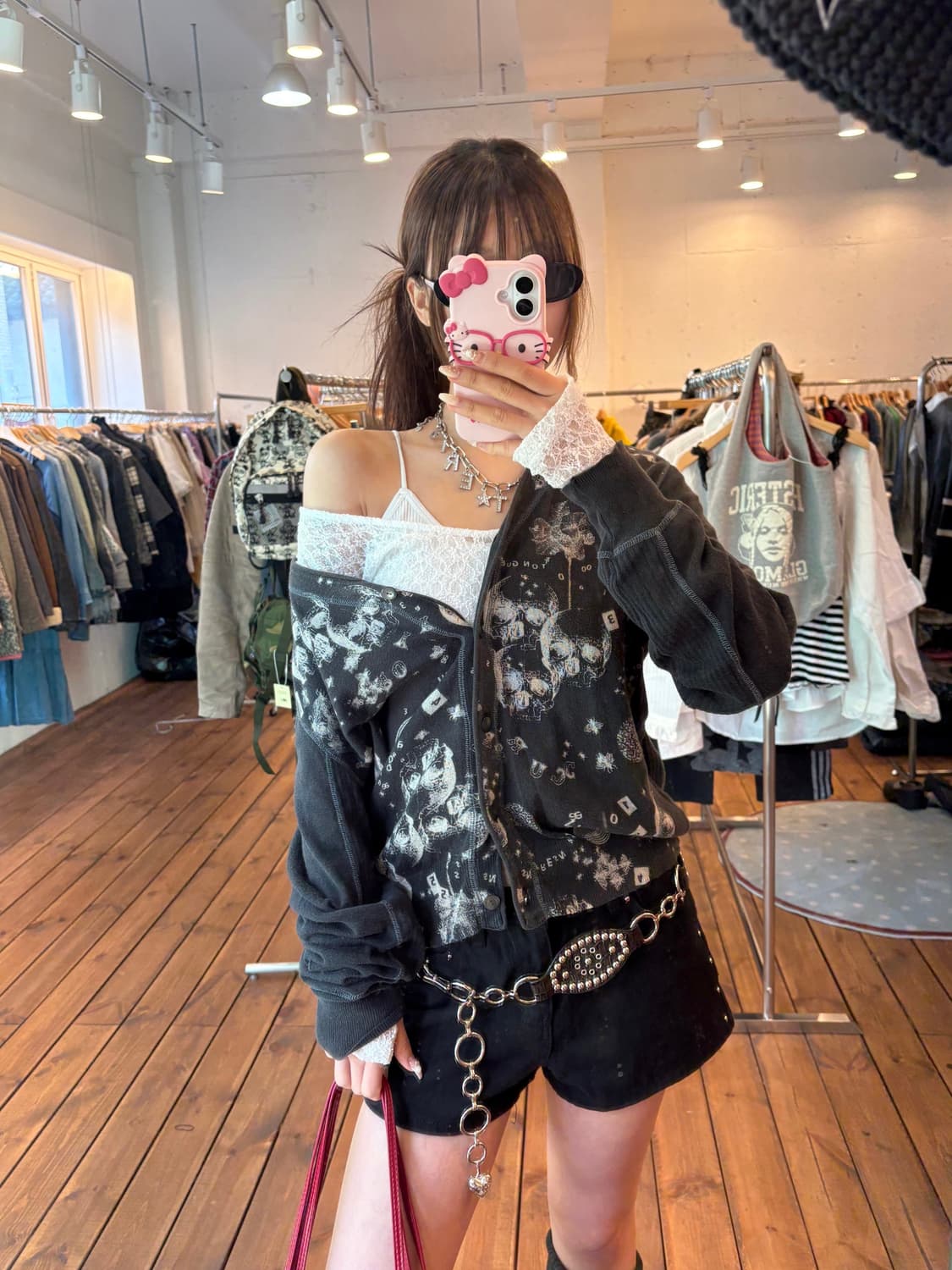 히스테릭글래머 스컬 가디건 상품이미지2