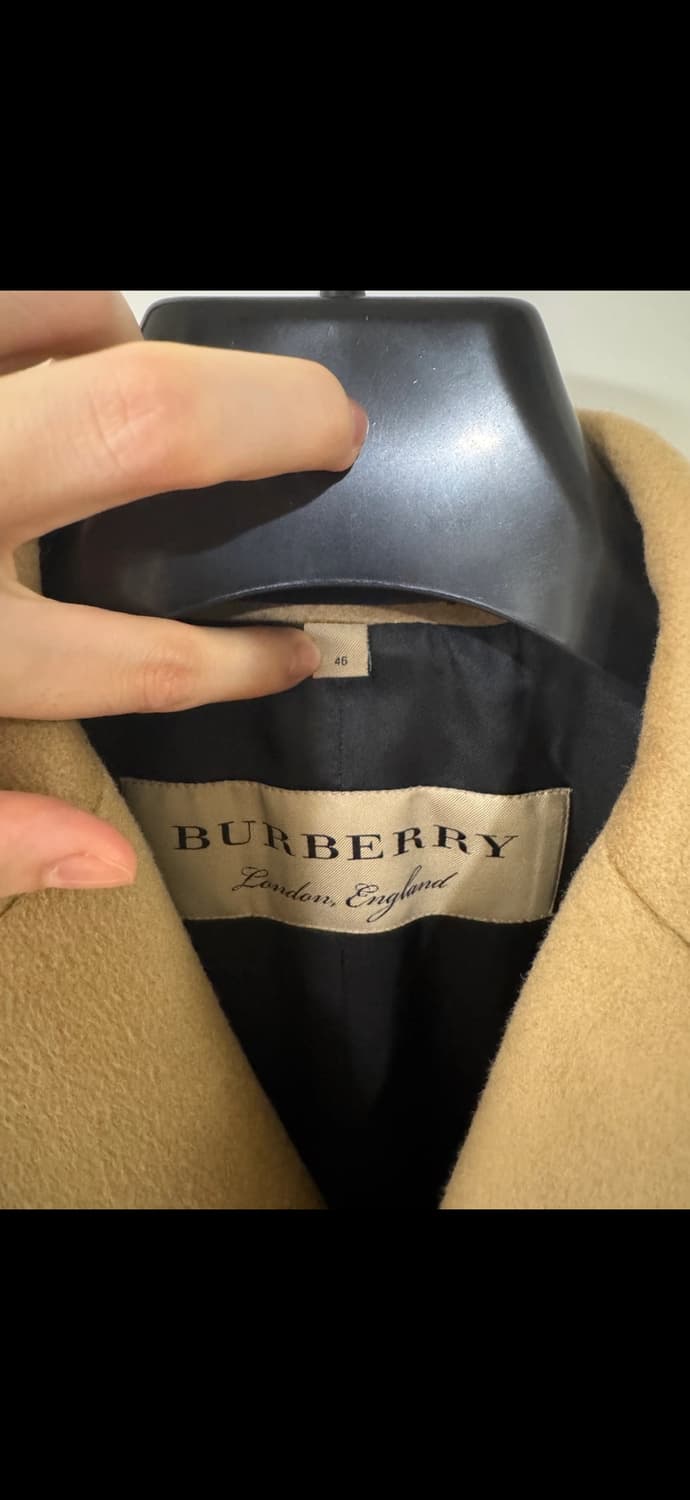 버버리 베이지 싱글코트 46 상품이미지3