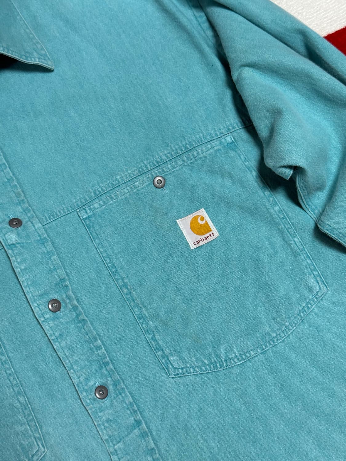 킬하트 워시드 워크셔츠. carharrt work shirt  빈티지  상품이미지5
