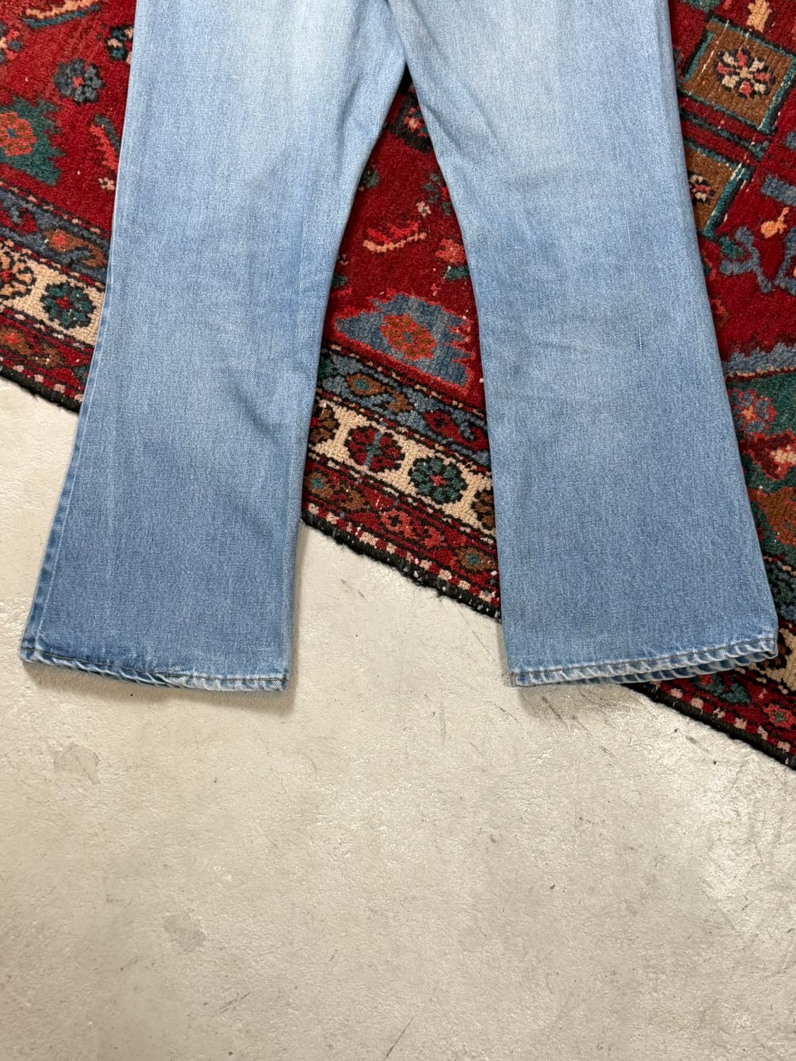 70's USA Made 빈티지 리바이스 646 벨바텀 부츠컷 오렌지탭 상품이미지8