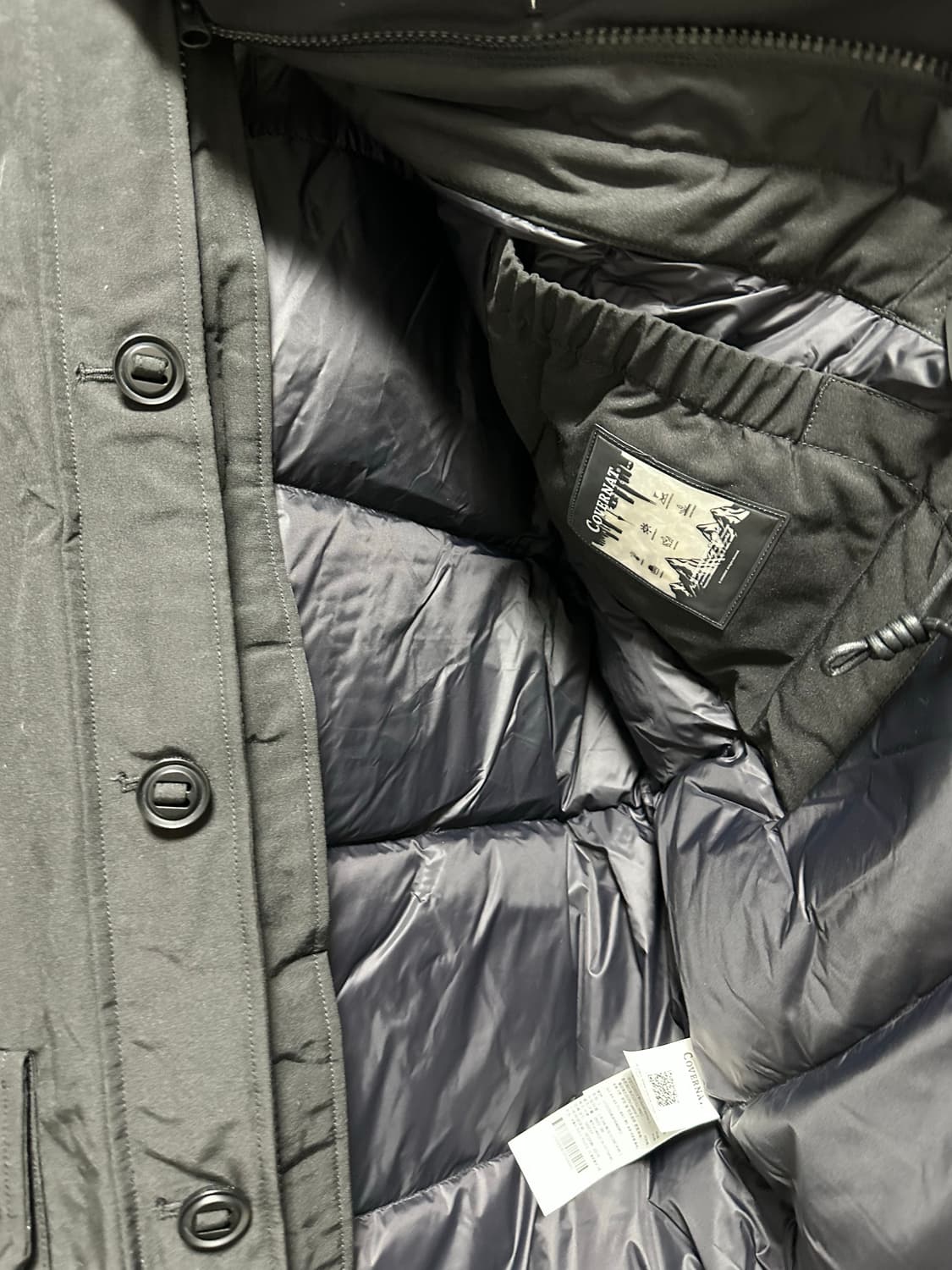 커버낫 피쉬테일 파카 블랙 상품이미지7