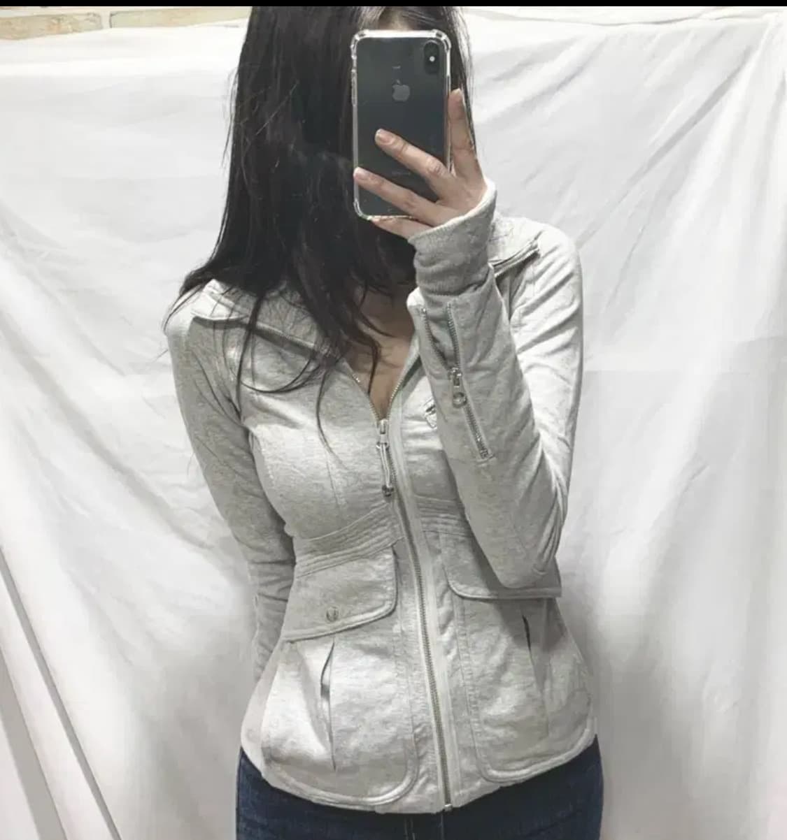 룰루레몬 스쿠바 집업,그레이,4 상품이미지1