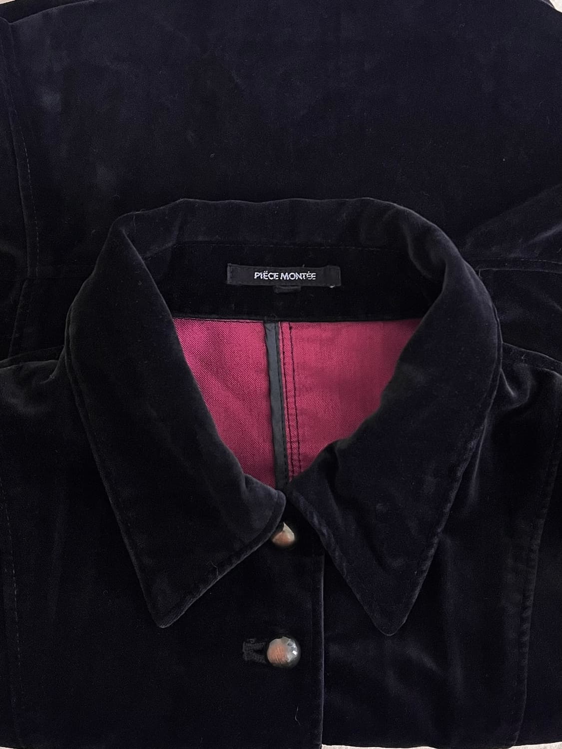 Piece Montee Velvet Shirts 상품이미지6
