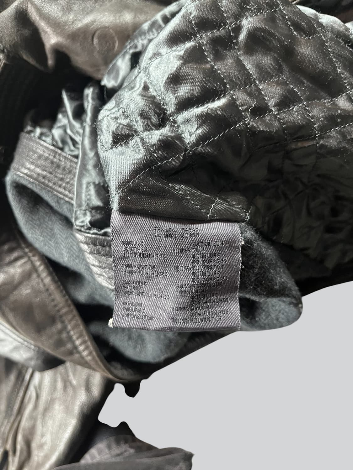 Mark NY 하이넥 집업 양가죽 자켓  상품이미지5