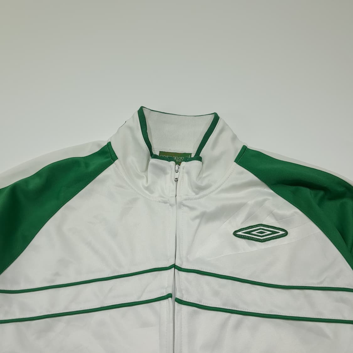 CL983 XL 엄브로 00s 풋볼컬처 화이트그린 트랙자켓 상품이미지2