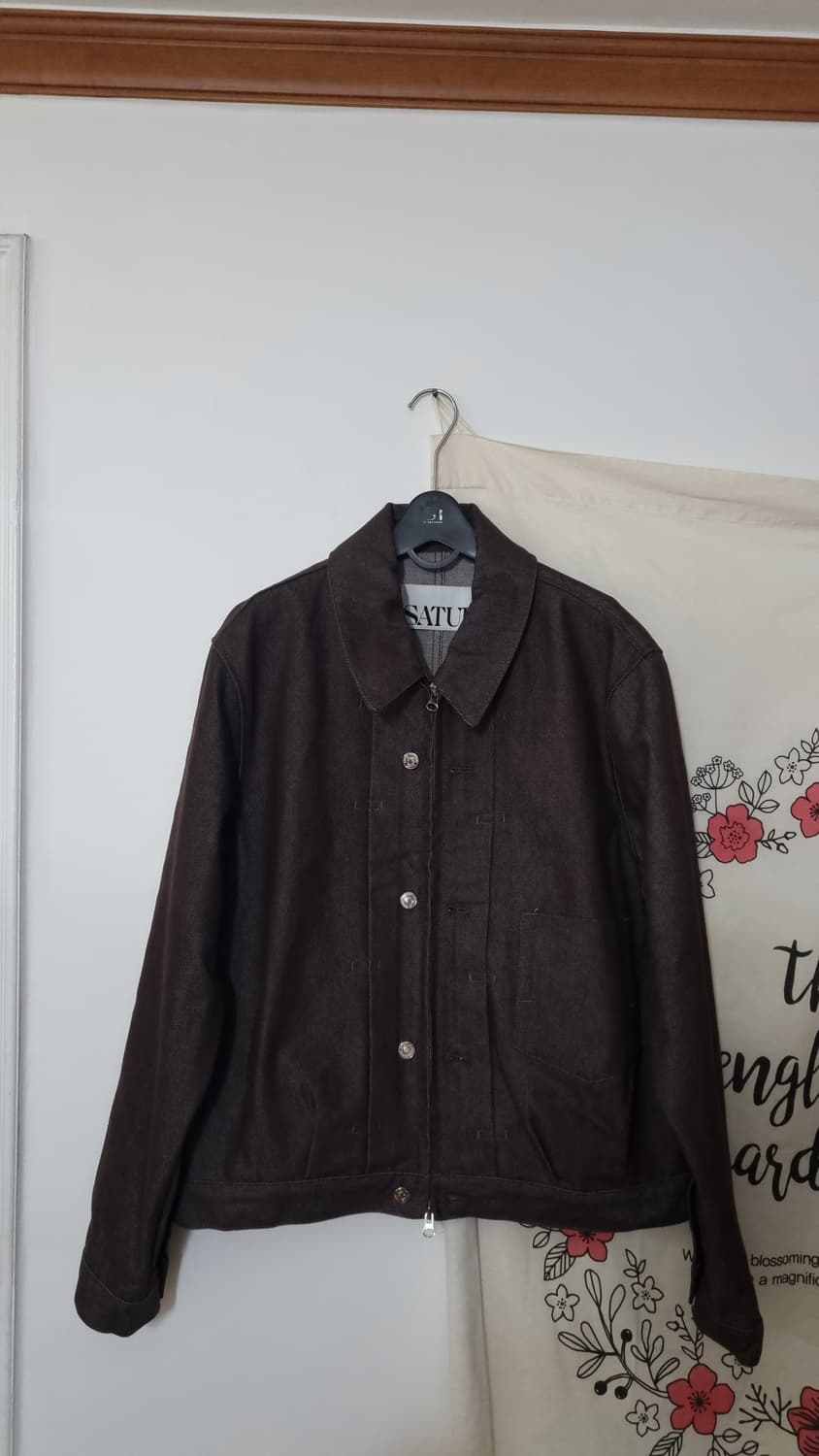 SATUR  카이엔 데님 집업 트러커 자켓L 상품이미지5