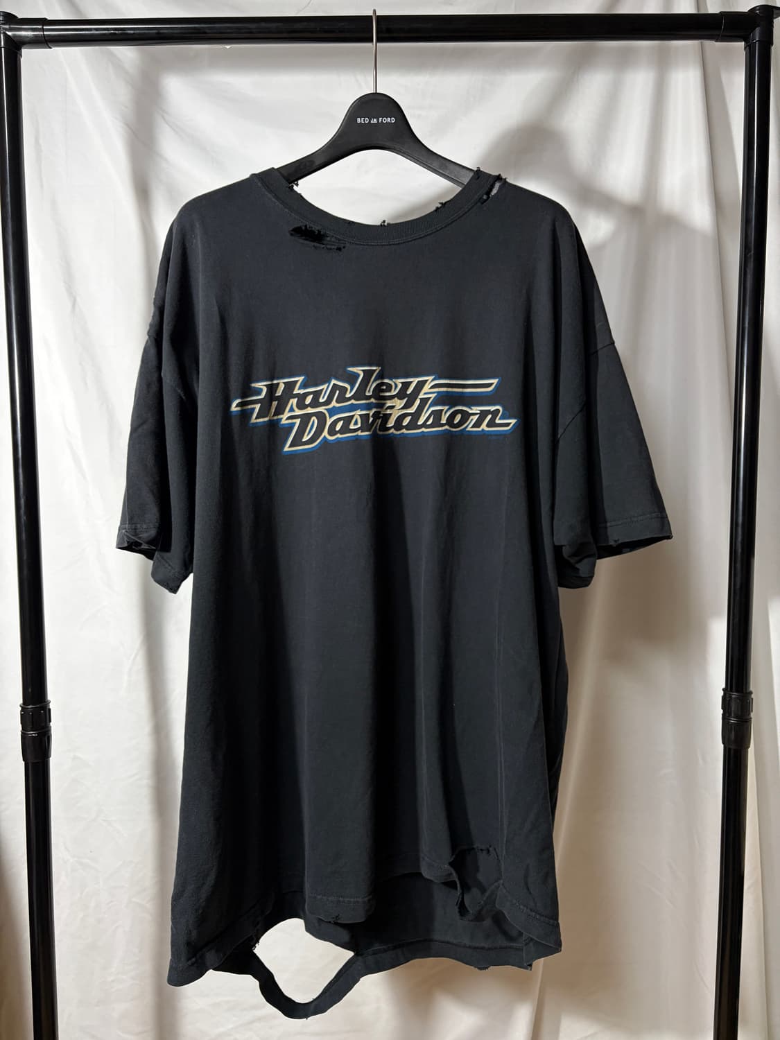 할리데이비슨 빈티지 데미지 반팔 티셔츠 상품이미지2