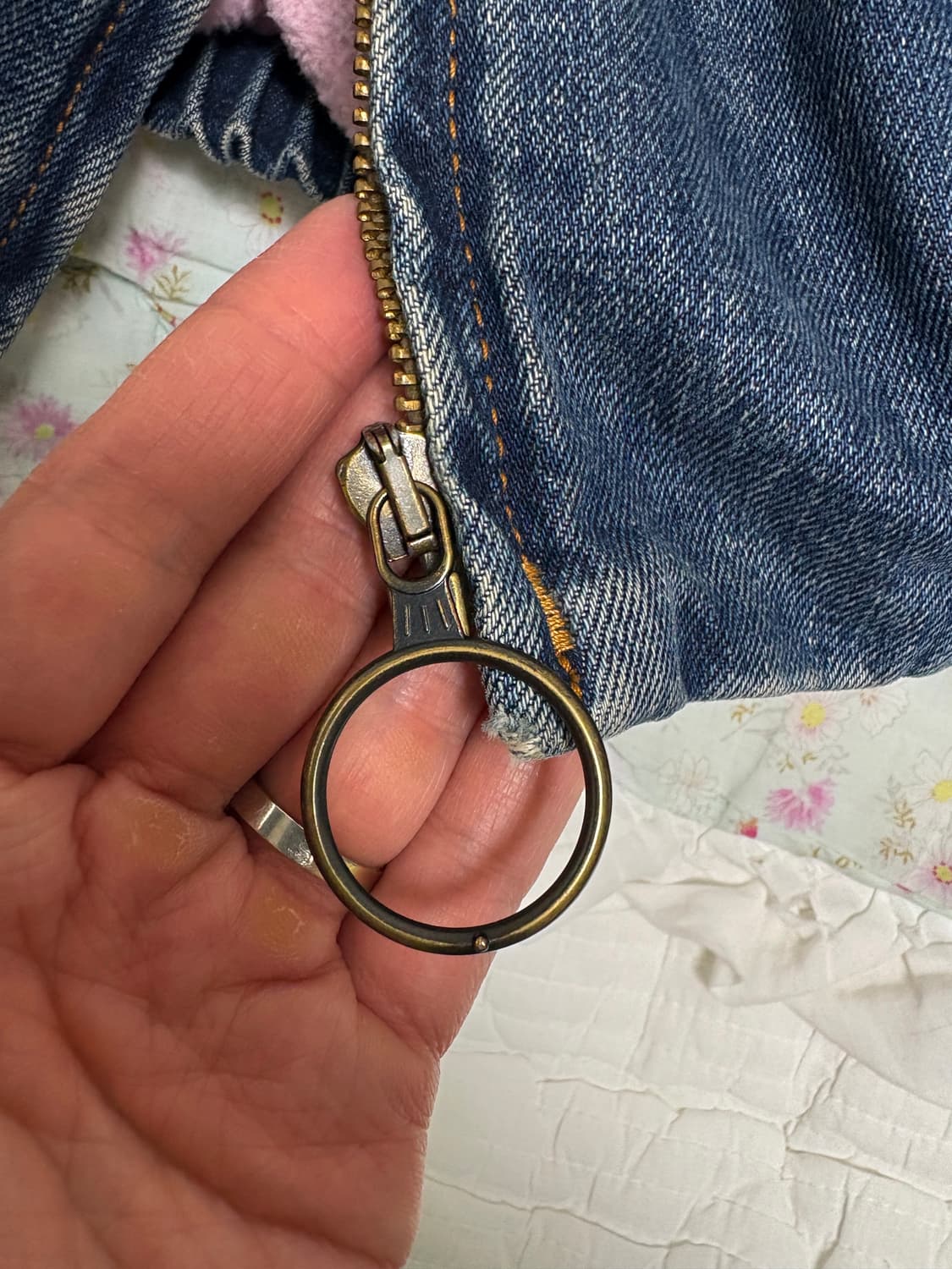 아크네스튜디오 패디드 데님 봄버 자켓 (50, 105) 상품이미지4