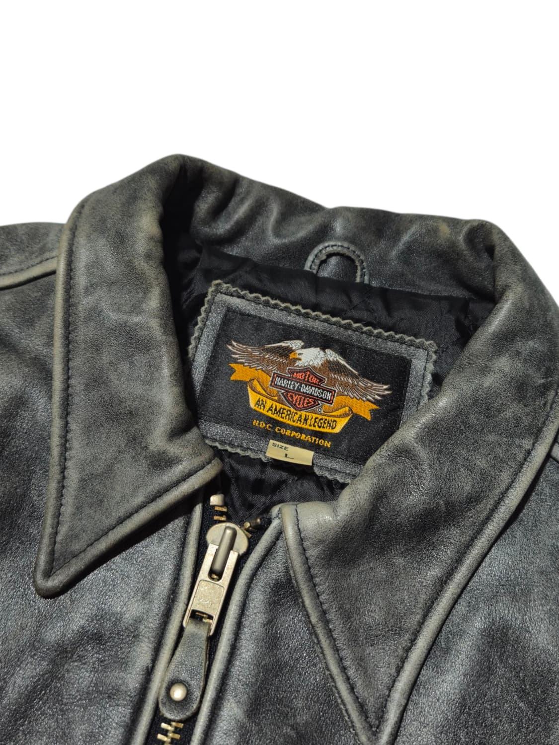 할리데이비슨 싱글 라이더 가죽자켓 빈티지 L 105 상품이미지3
