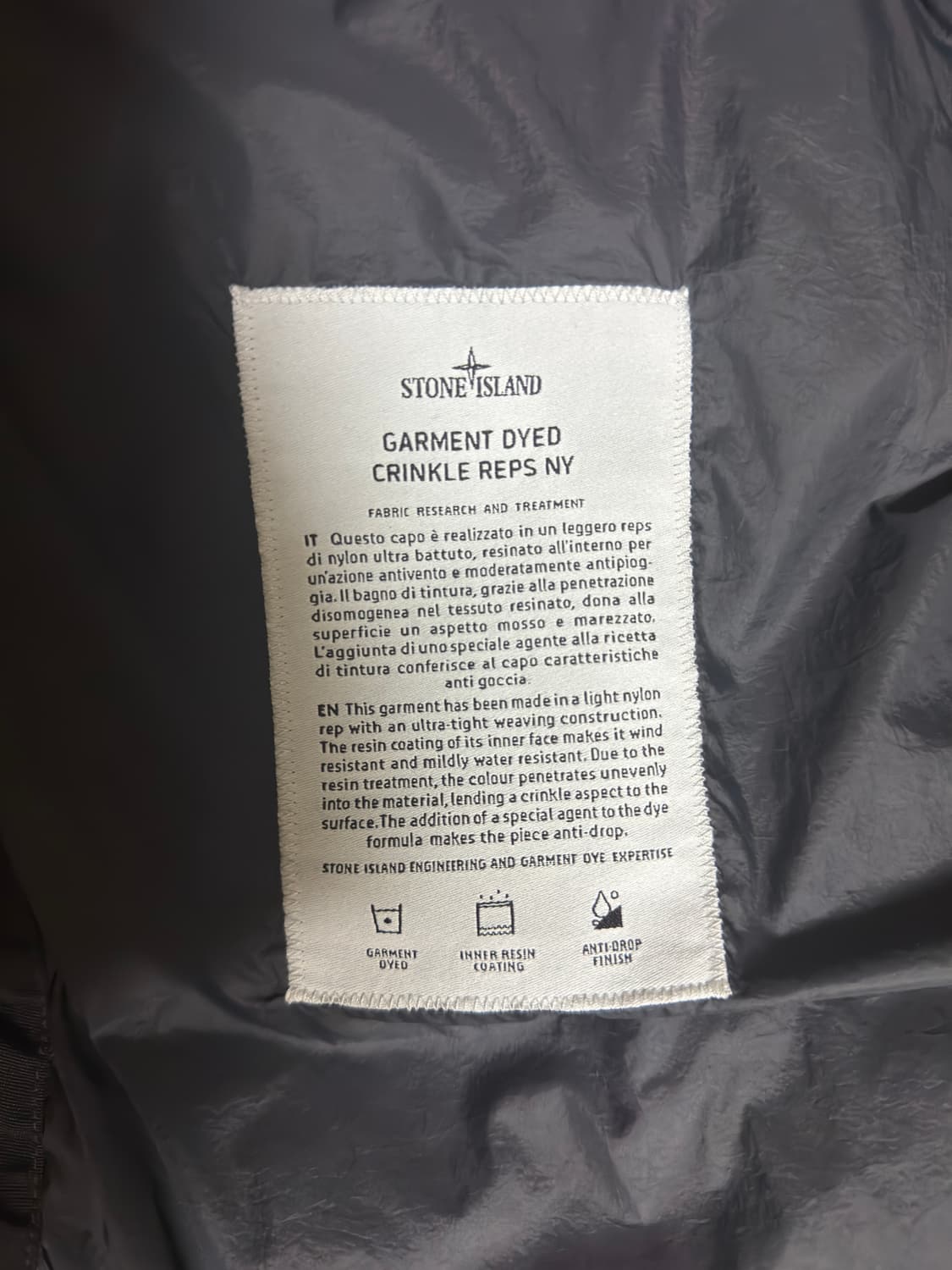 스톤아일랜드 윈드 레지스턴트 후드 파카 상품이미지8