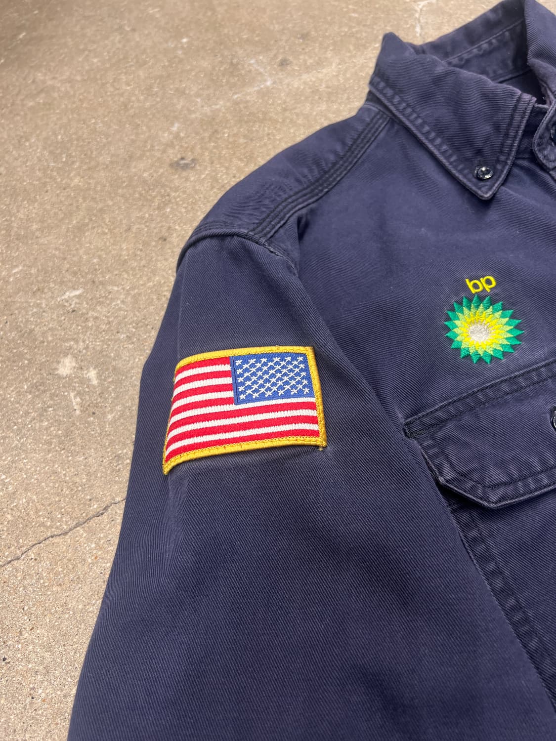 칼하트 FR 코튼 워크 셔츠 네이비 상품이미지3