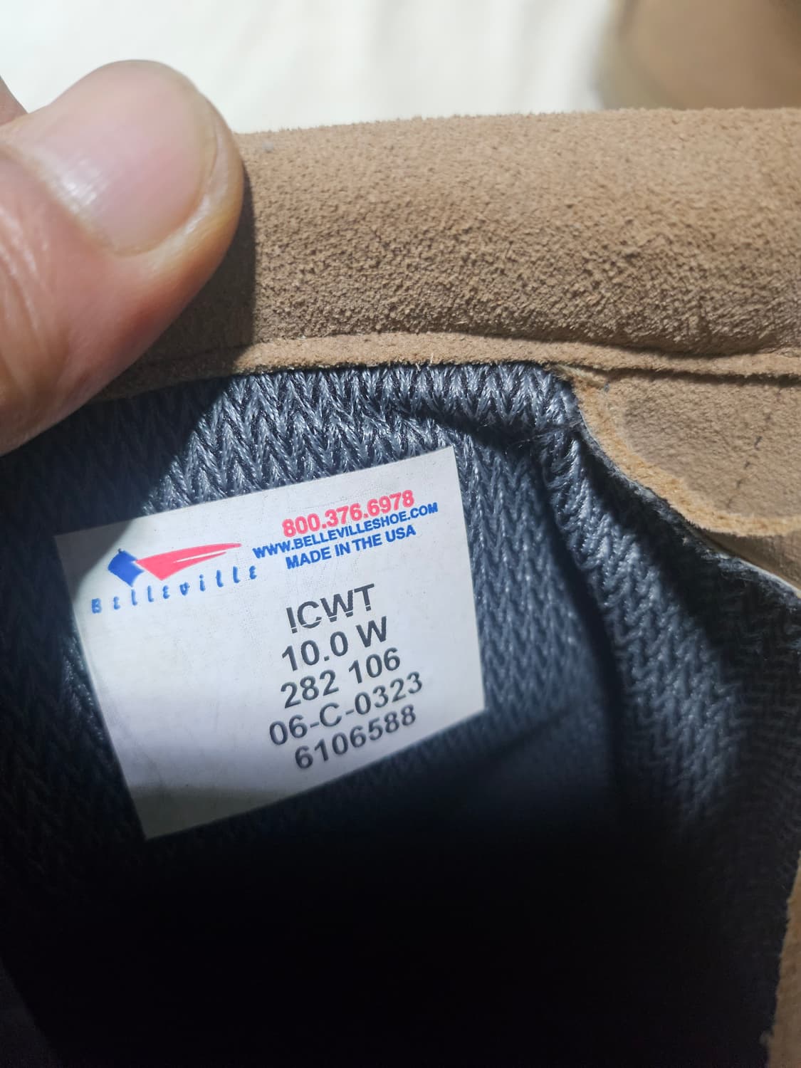 미군오리지날 베르빌사 고어텍스 컴뱃부츠신품  상품이미지4