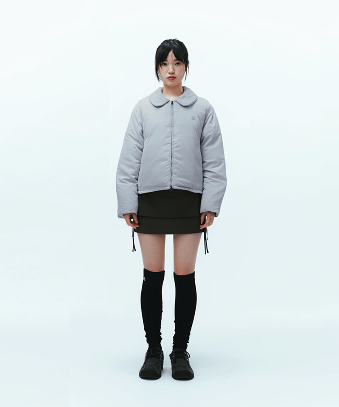 [1] 코이세이오 솔리드 패딩 자켓 스카이블루 상품이미지2