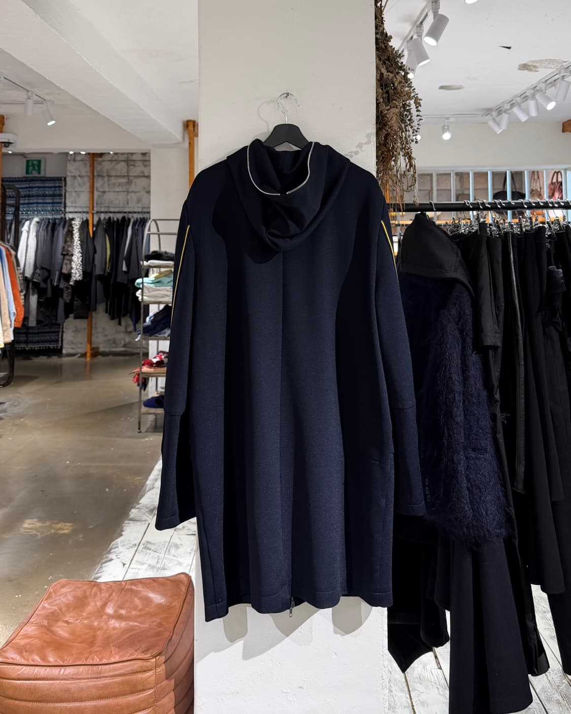 알렉산더 맥퀸 네이비블루 롱 후디 자켓 상품이미지6