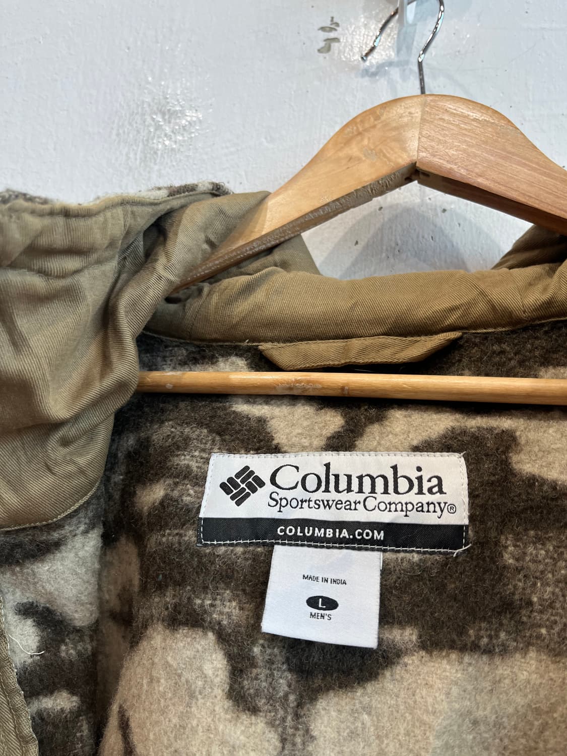 빈티지 Columbia 카모플라쥬 울 자켓 상품이미지8