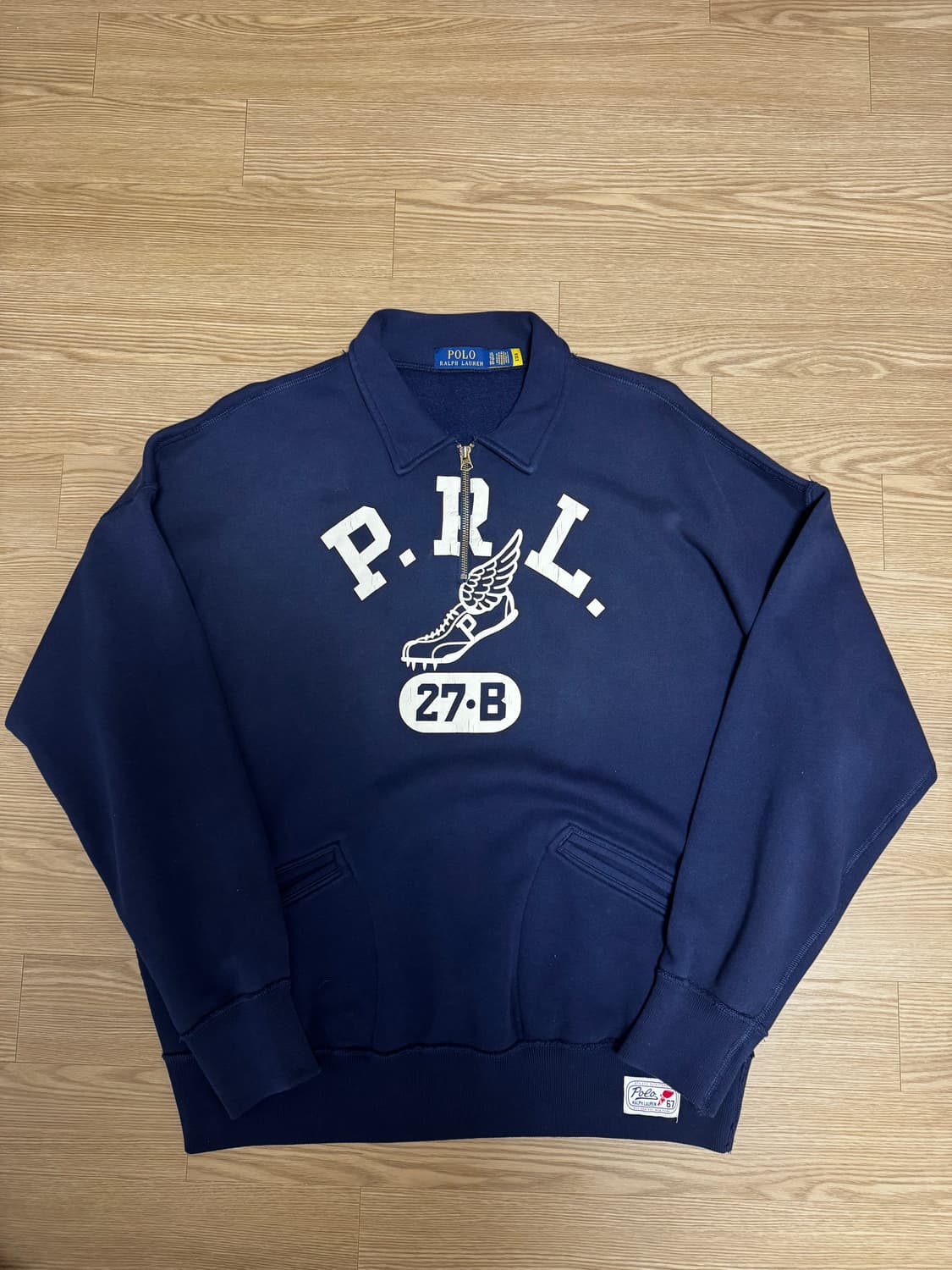 폴로 랄프로렌 런클럽 하프집업 맨투맨 XL 상품이미지1