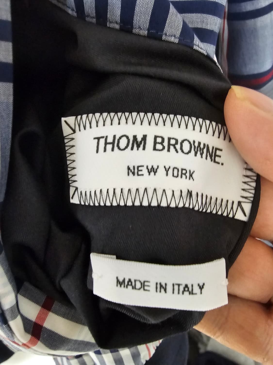 톰브라운 양면 리버시블 블루종 점퍼(3/100/정품) 상품이미지7
