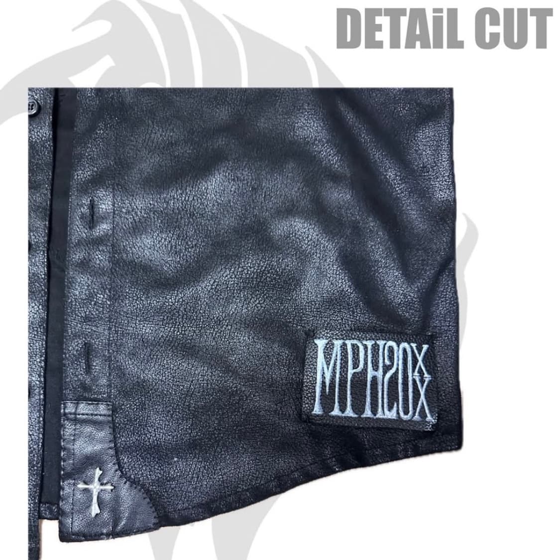 (MPH) MPH helm logo patchwork blk shirt 상품이미지5