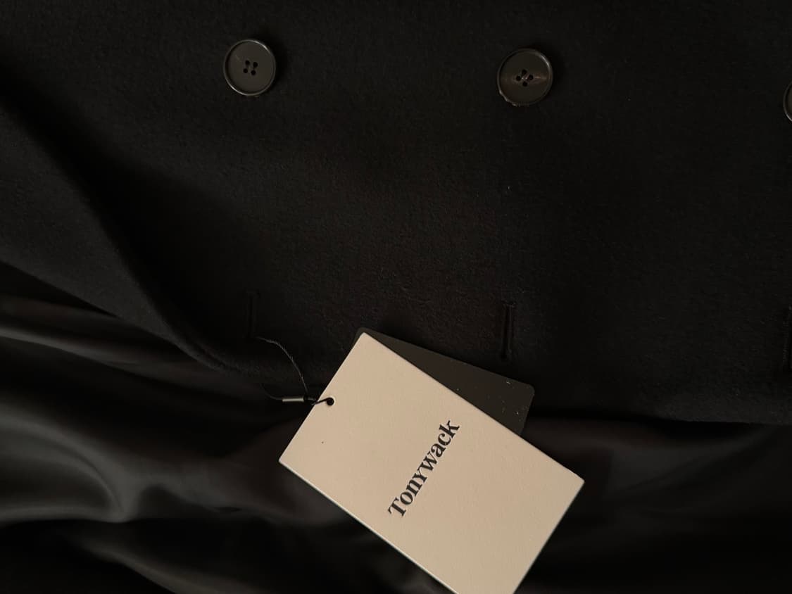 토니웩 커브 세미 오버사이즈 더블 포켓 코트 상품이미지2