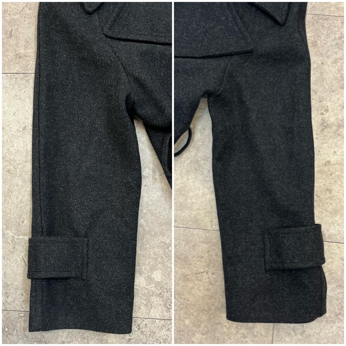 파블로 더블 롱코트 차콜 L #csz3036 상품이미지6