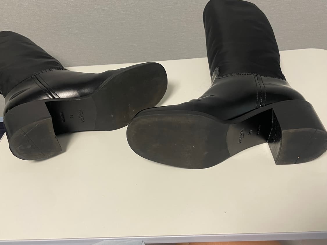 프라다 레더 나일론 부츠 (38사이즈) 상품이미지6