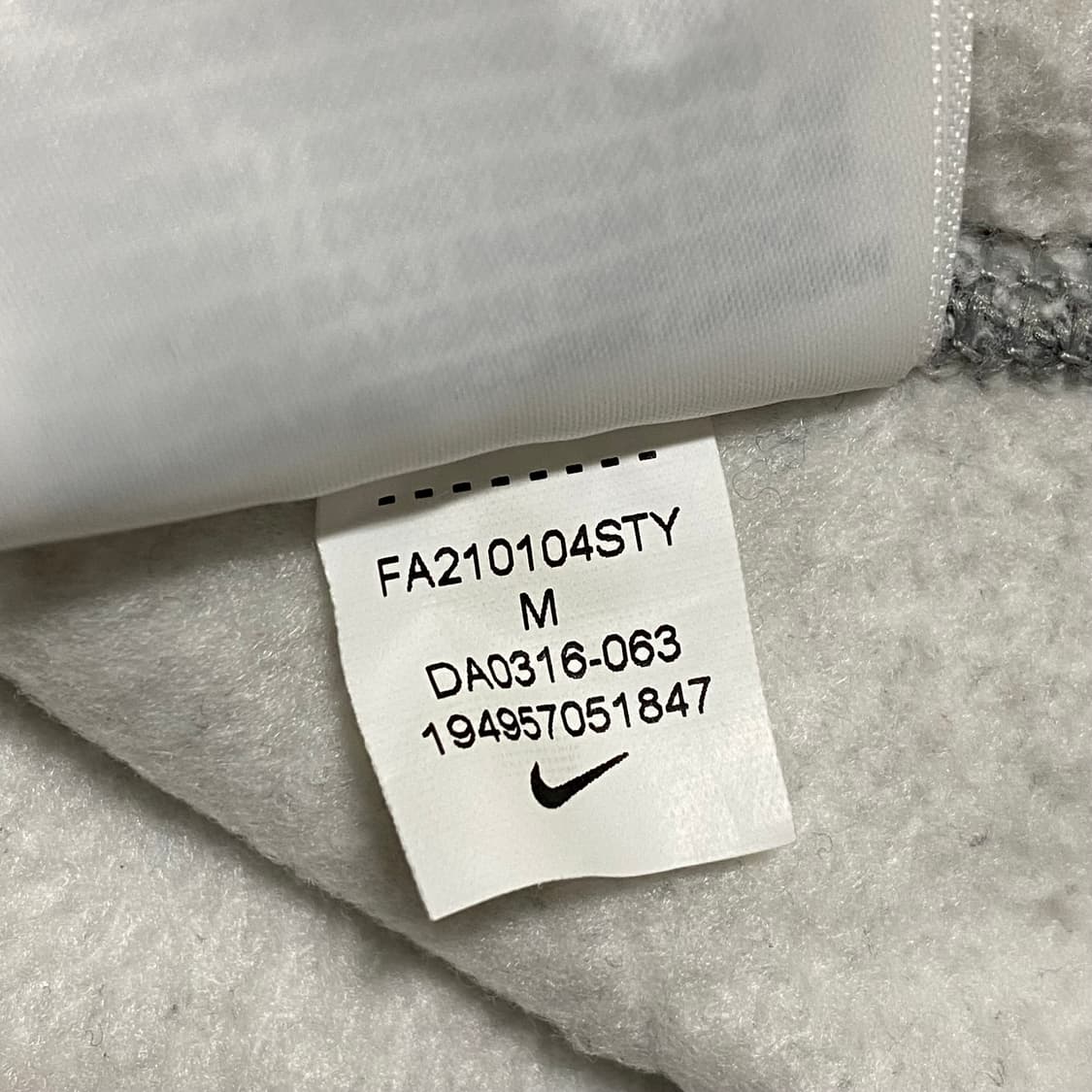 나이키 NRG 솔로 스우시 플리스 후드 팬츠 세트 다크 그레이 헤더 상품이미지6