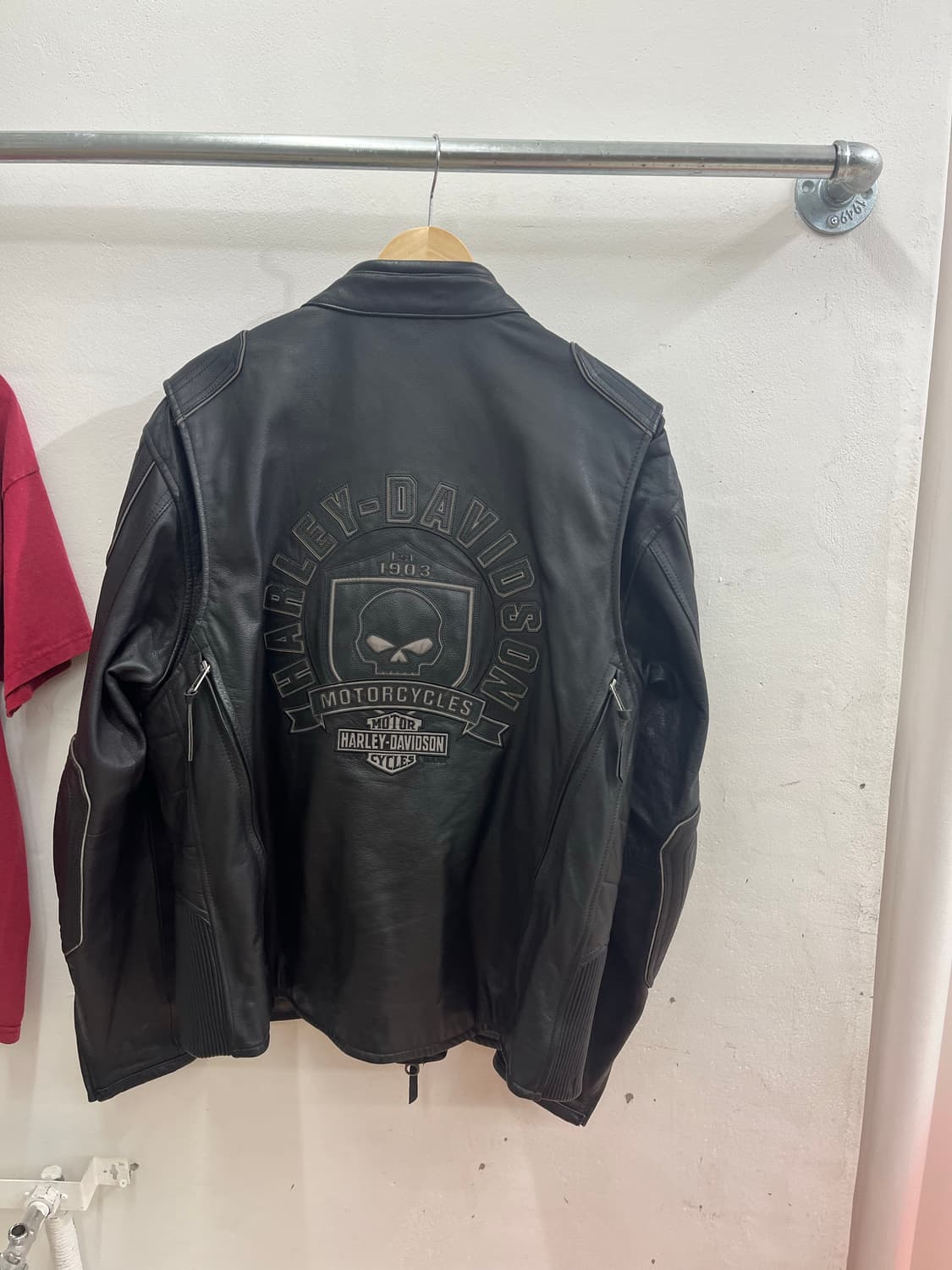할리데이비슨 소가죽 라이더 자켓 상품이미지1