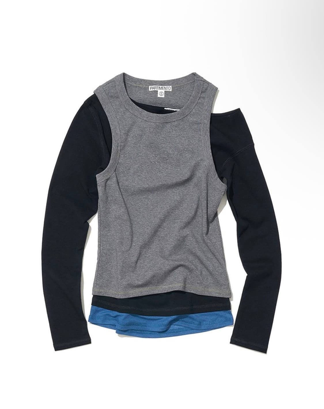 파르티멘토 긴팔 레이어드 긴팔티셔츠 M 상품이미지2