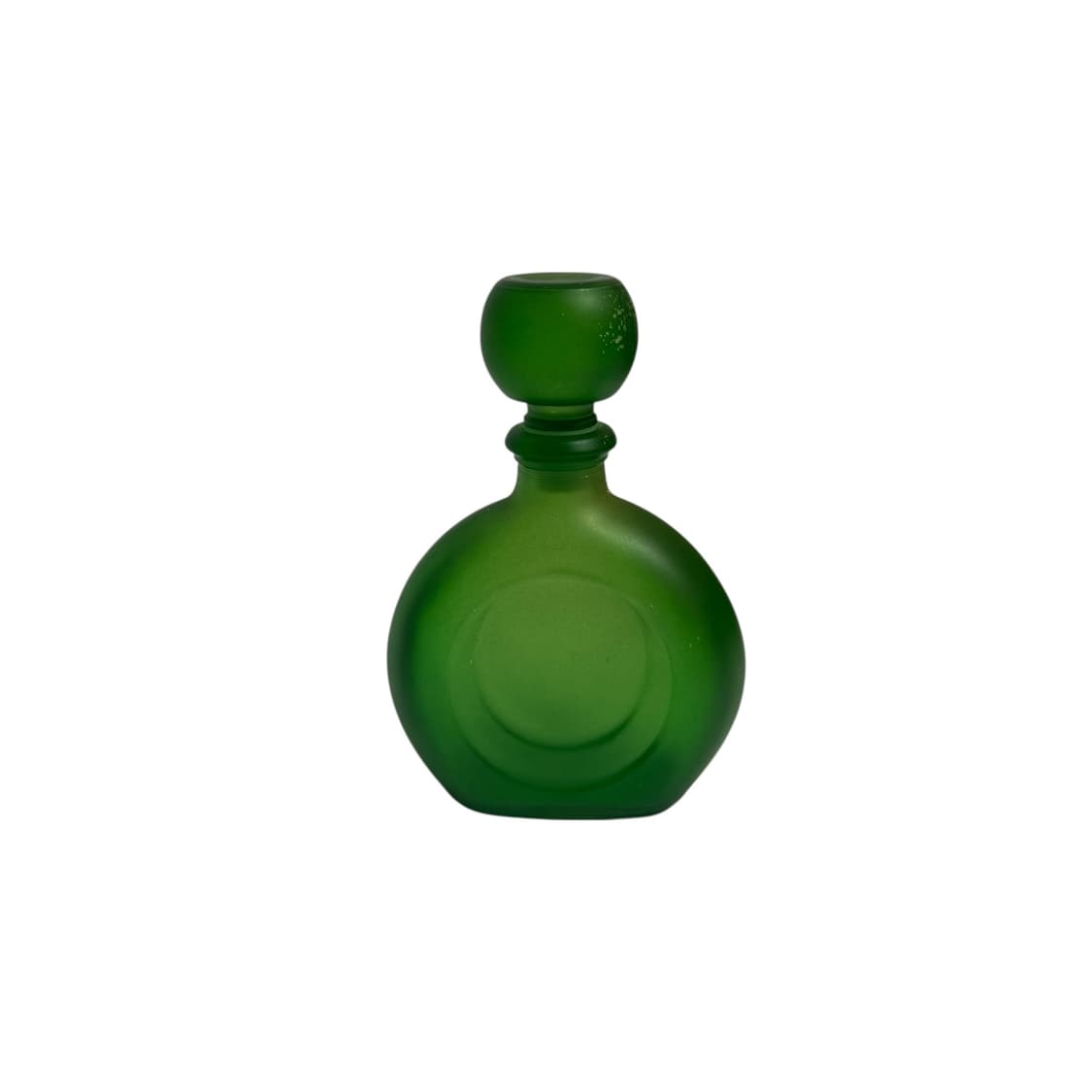 80s 프로스트 그린 글라스 보틀오브제 상품이미지1